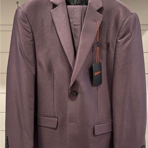 Egara Purple Men's Suit 38s, 30x30